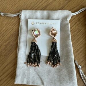 Retired style Kendra Scott Misha beaded tassel Earrings